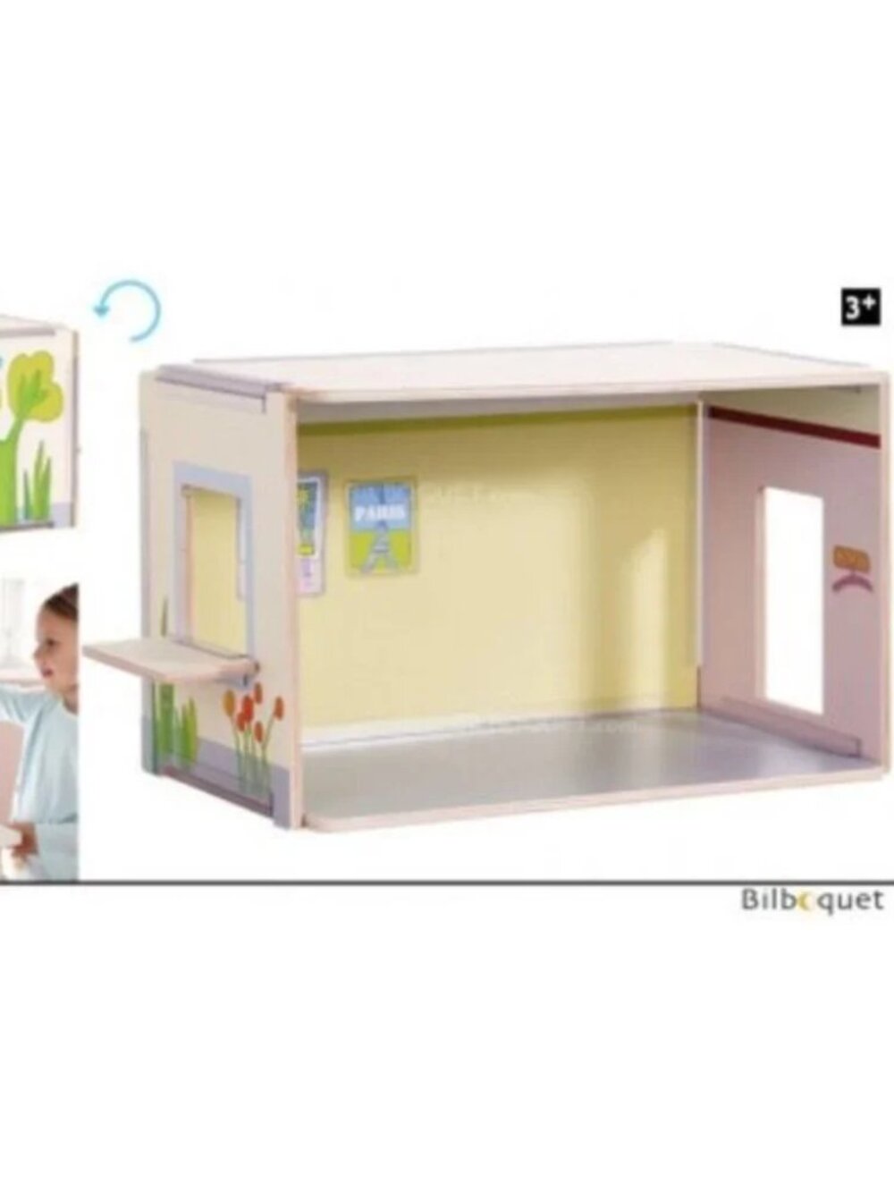 DOLLHOUSE ANNEX LITTLE plywood house FRIENDS HABA NEW